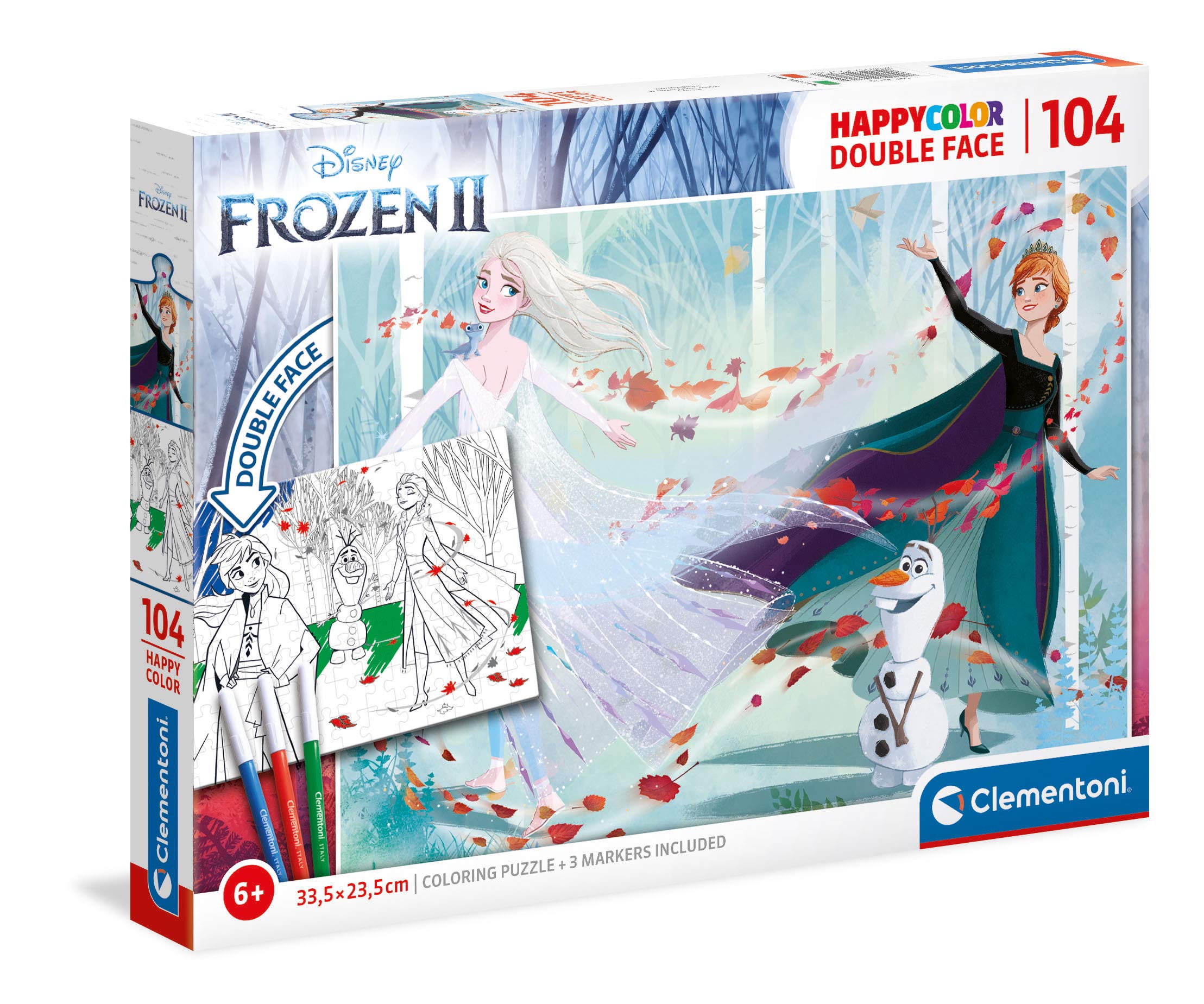 Double Face 104pc Puzzle - Frozen 2