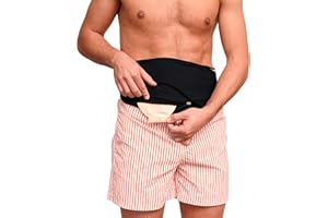 SIIL Ostomy Belt for Men & Women | FSA & FHA Approved | Premium Ostomy Bag Covers | Sports & Swimming | Colostomy Belts, Illeostomy Covers | Ostomy Wrap (Improved Zipper & Velcros) Made in EU