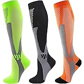 HYRIXDIRECT Compression Socks for Men Women 20-30 mmHg Compression Socks