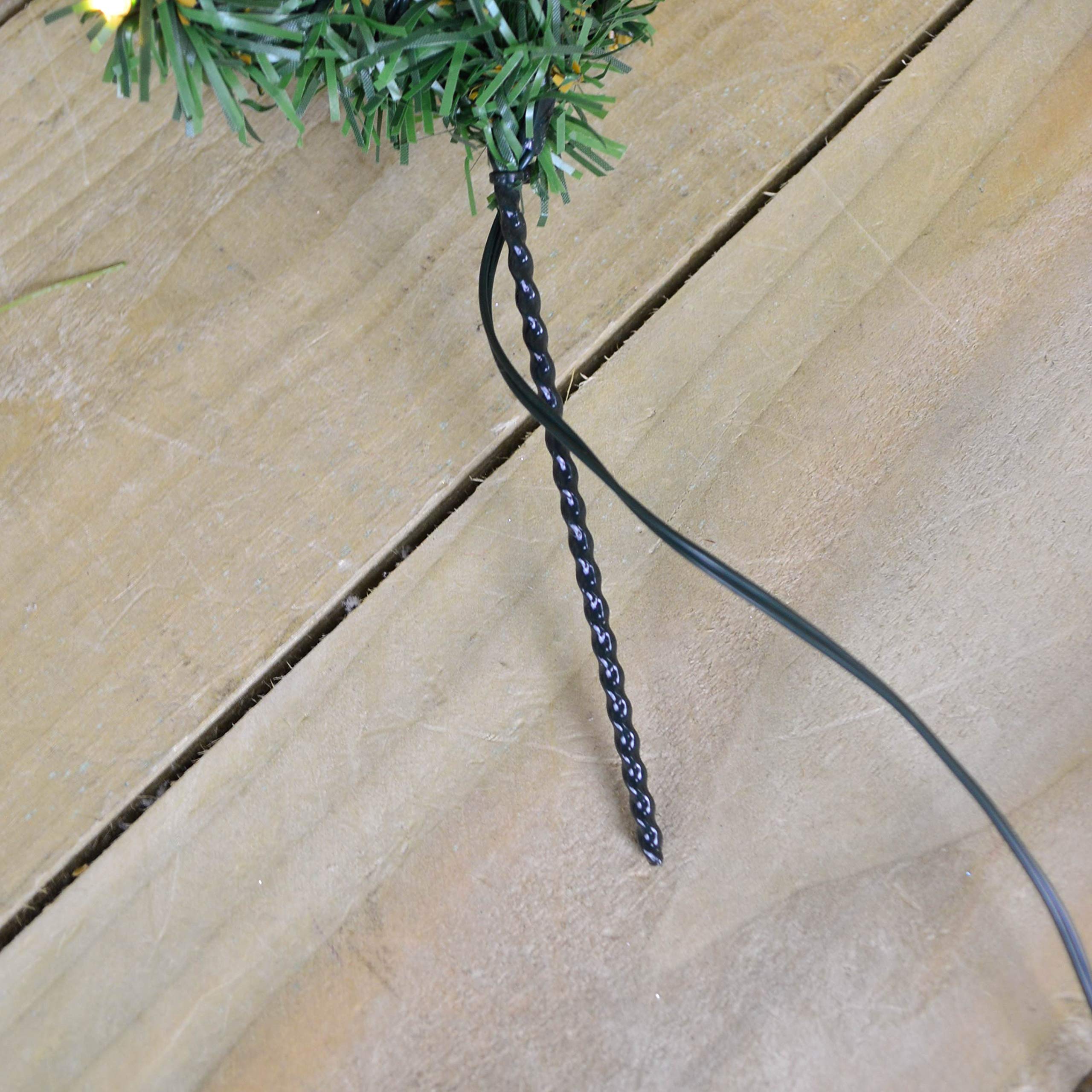 Premier Indoor/Outdoor Christmas Xmas Tree Path Lights with Warm White LED's - 6 Pack