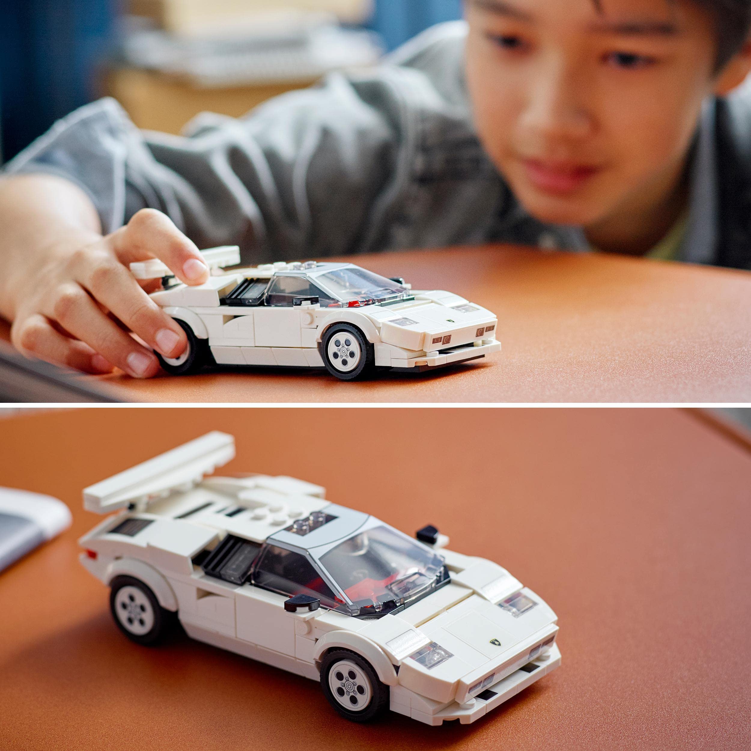 car cockpit spielzeug Mua LEGO Speed Champions Lamborghini Countach Bausatz für Modellauto