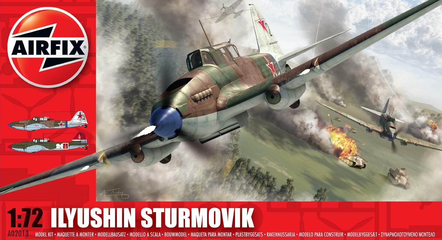 Airfix A02013 Ilyushin Sturmovik 172 Scale Series 2 Plastic Model Kit
