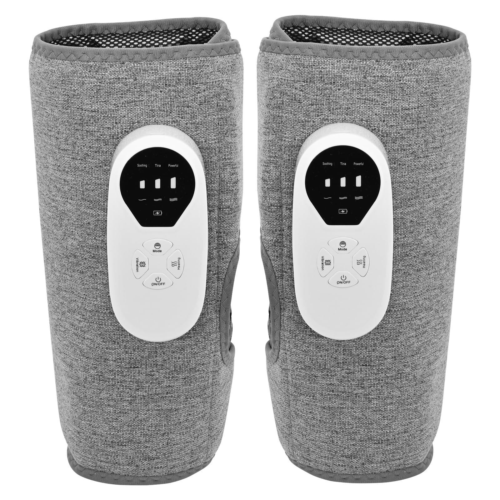 SENPPLE ふくらはぎケア 振動+空気圧+温熱 ふくらはぎリッラクス 太もも 足ケア コードレスUSB充電式 3モード 3段階強度 3段階温度 男女兼用 (2個梱包)商品画像