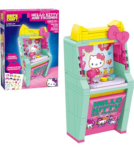 Amazon.com: Brickcraft Hello Kitty and Friends Kuromi Arcade