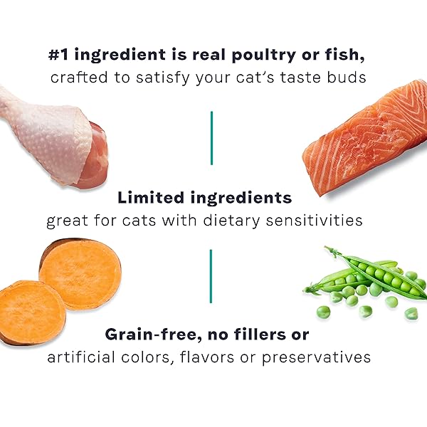 CANIDAE PURE HEALTHY WEIGHT LIMITED INGREDIENT PREMIUM DRY CAT FOOD, REAL TUNA RECIPE, 5 LBS, GRAIN FREE