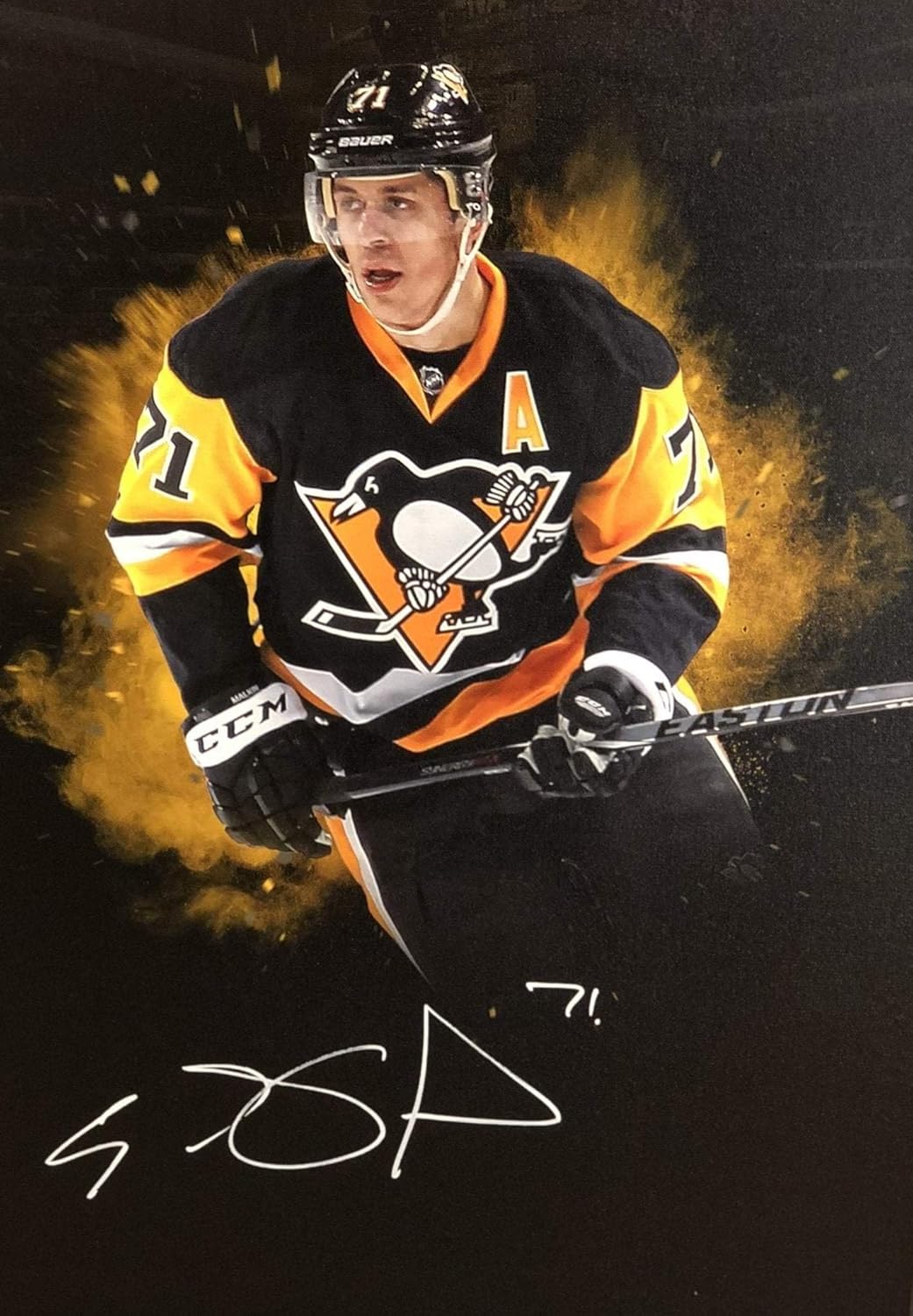 evgeni malkin autographed jersey