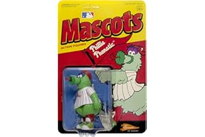 Super7 Major League Baseball Mascots: Philadelphia Phillies Phillie Phanatic Reaction Figure Multicolor One Size