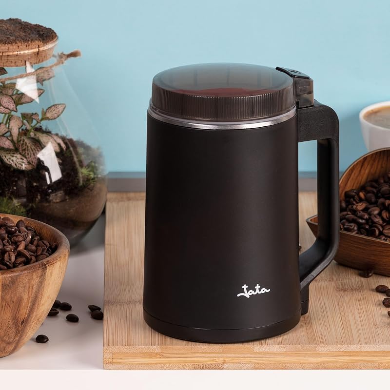 JEML1820 - Molinillo Eléctrico 300 W para Café y Especias, Capacidad 150 g, Cuchillas de Acero Inoxidable, Molienda Rápida y Uniforme, Tapa Seguridad, Recipiente Acero — foto 7 de 8