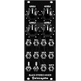 Erica Synths Black Stereo Mixer V3 Four Stereo Input Eurorack Mixer Module