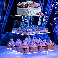 Pastry Stand 3 Tier Acrylic Cupcake Display Stand