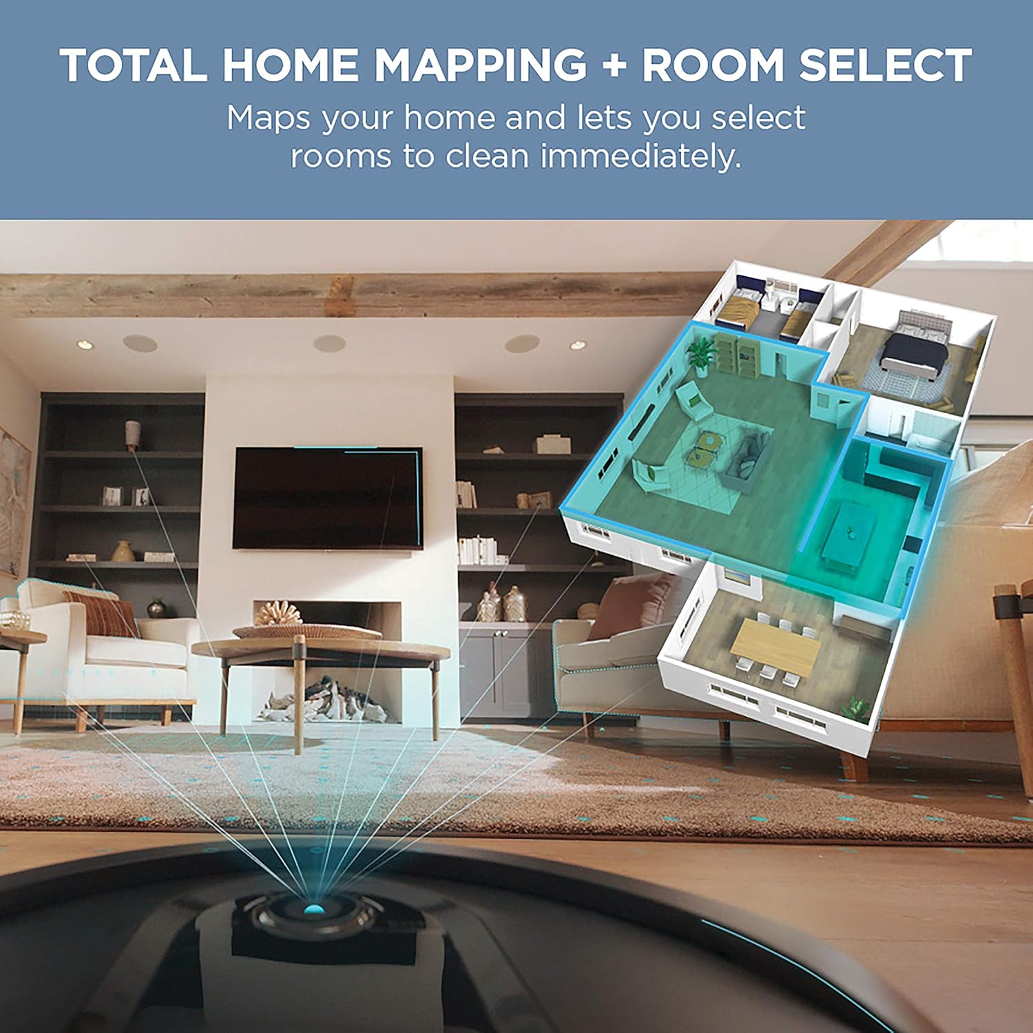Shark IQ Robot Vacuum AV1002AE with XL Self-Empty Base, Self-Cleaning Brushroll, Advanced Navigation, Wi-Fi, Compatible with Alexa, 2nd Generation: Home & Kitchen