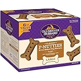 Old Mother Hubbard Classic P-Nuttier Peanut Butter Dog Treats, Oven Baked Crunchy Treats for Large Dogs, Natural, Healthy, Tr