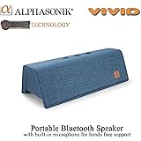 Alphasonik VIVID Home Wireless Bluetooth Portable Speaker with HD Sound and Bass, Built-in Mic, Micro USB, Auxilliary 3.5mm and Built in 2000mah long lasting Battery for iPhone, Samsung