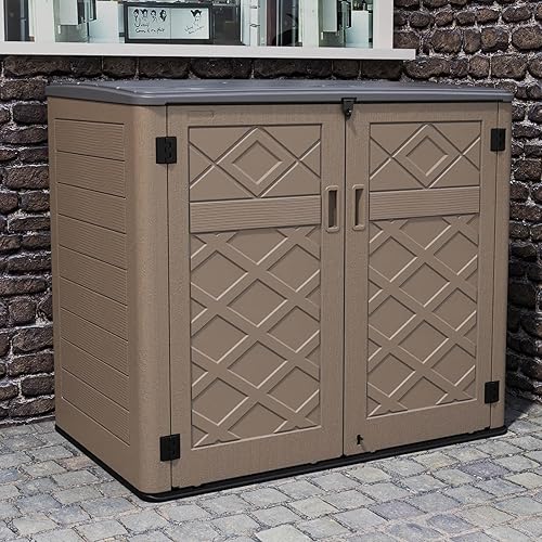 HOMSPARK Storage Shed Weather Resistance, Multi-Purpose Outdoor