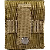 URTERYSER Small Utility Gadget Gear Pouch Tactically Holder Case Belt Hunting Organizer for Camping Hiking Nylon Backpack Attachment Waist Belt