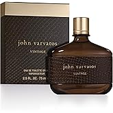 John Varvatos Men's Cologne, Vintage Eau de Toilette EDT Spray, Aromatic Chypre Scent with Notes of Quince Paste, Patchouli & Tobacco Leaf