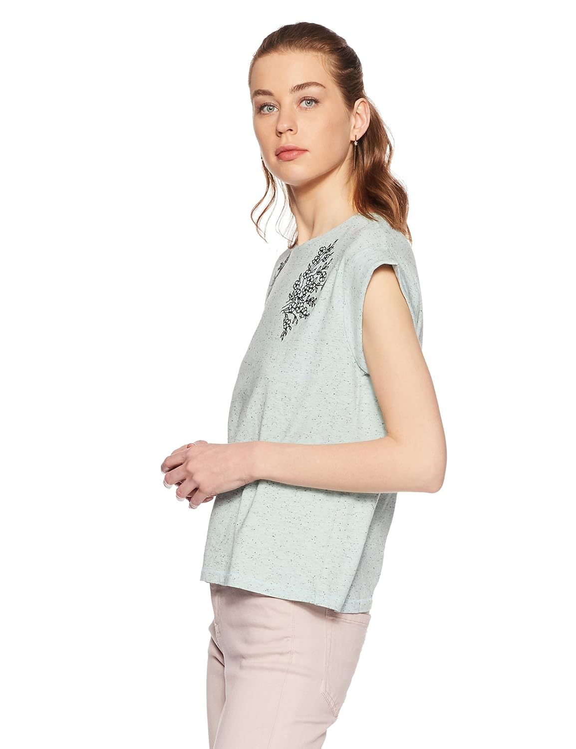 symbol amazon brand women's regular fit t-shirt