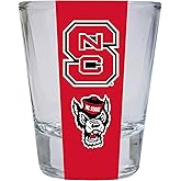 Wolfpack Round Shot Glass Officially Licensed Collegiate Product