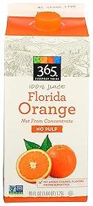 365 Everyday Value, Florida Orange Juice, Not From Concentrate, 59 fl oz