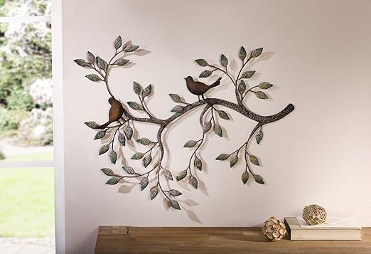 title=Decorazione da parete "ramo con uccelli"