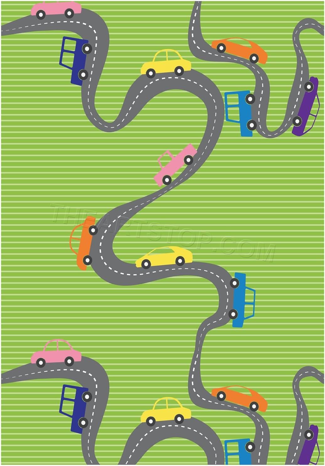 amazon com the art stop kids children cartoon road traffic cars graphic print f12x6243 furniture decor the art stop kids children cartoon road traffic cars graphic print f12x6243