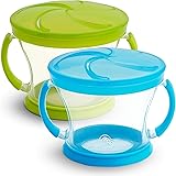 Munchkin Snack Catcher, 2 Pack, Blue/Green