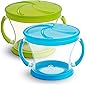 Munchkin Snack Catcher, 2 Pack, Blue/Green