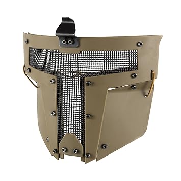 OneTigris Gesichtsschutz Maske FAST Helm Maske für Softair Paintball CS