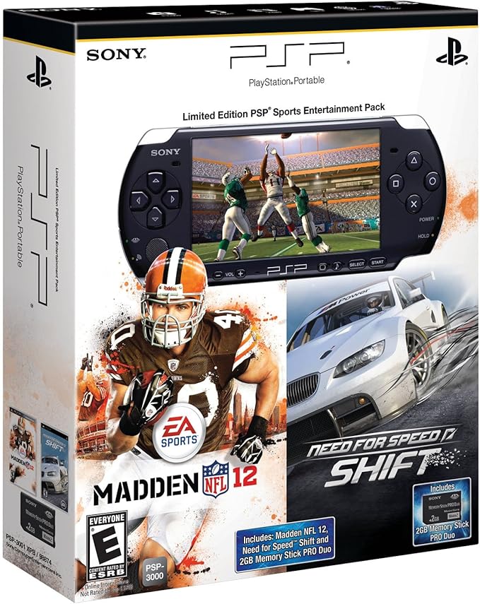 PSP Madden 12 and Need for Speed Shift Entertainment Pack Standard