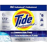 Tide PRO Laundry Detergent Powder Bulk, Commercial Use (173 loads, 197 oz) | Removes Hotel Stains &amp; Restaurant Grease in One Wash, Color Safe, Professional Strength for Healthcare Uniforms, Salons, Spas
