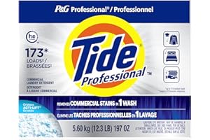 Tide Professional Powder Laundry Detergent, 173 loads, 5.60KG