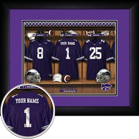 kansas state football jersey custom