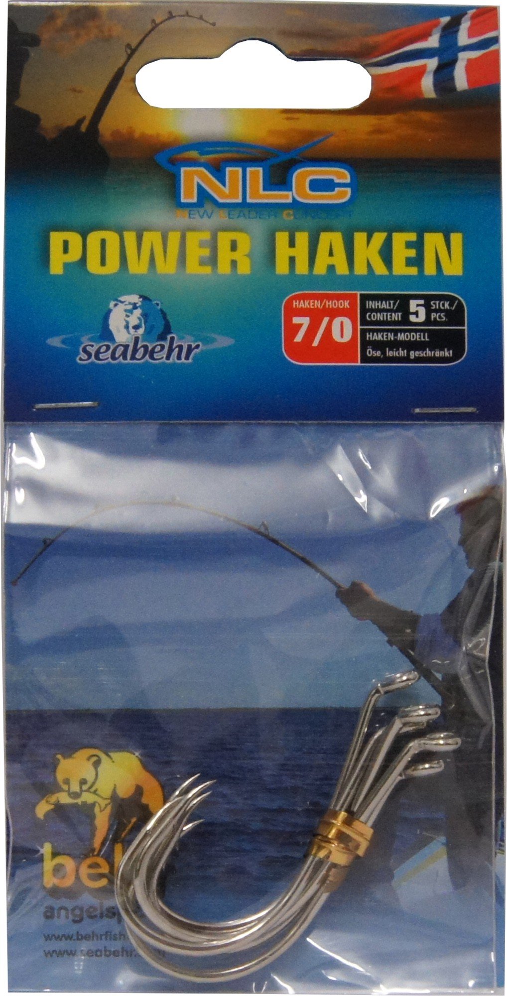 Behr Norway Power Fishing Hook Silver 7