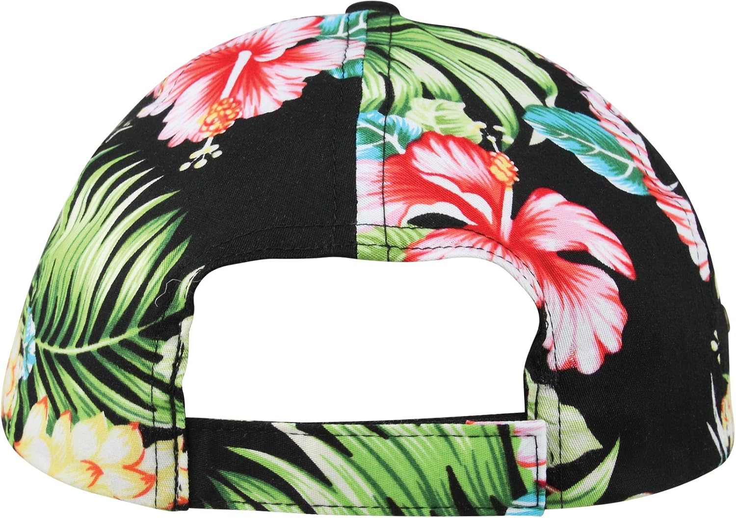 MG Unisex Low Profile (Unstructured) Floral Cap-7655G-BLACK: Clothing