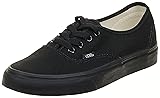 Vans Authentic, Black/Black, Size 6.5