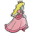 Simplicity Nintendo Super Mario Brothers Princess Peach Applique Clothing Iron On Patch, 2.9'' x 3.9