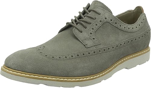 clarks green brogues