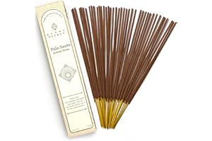 KARMAPLEDGE Palo Santo Incense Sticks, Organic Hand Dipped Incense, Natural Herbs & Aromatic Ingredients, Contain 40 Sticks Inside, Burn Time 45-60 Min, Spiritual Gifts, Incense by Karma Pledge