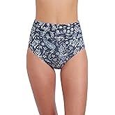 Profile by Gottex Womens Flores Women’s High Waist Bathing Suit Bottom