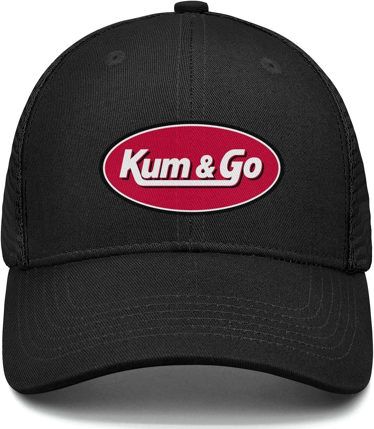 Unisex Baseball Cap Relaxed Messy Kum-&-Go-Logo- Adjustable Trucker Hat Mesh Back Trucker Cap: Clothing