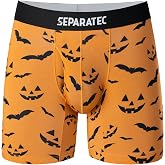 Separatec Mens Underwear Cardlefit Pouch Funny Boxer Briefs Anti Chafing | Bamboo Rayon, Ultra Breathable &amp; Moisture Wicking Comfort, Cooling, Soft, Lightweight Feel for Summer Travel &amp; Everyday Wear