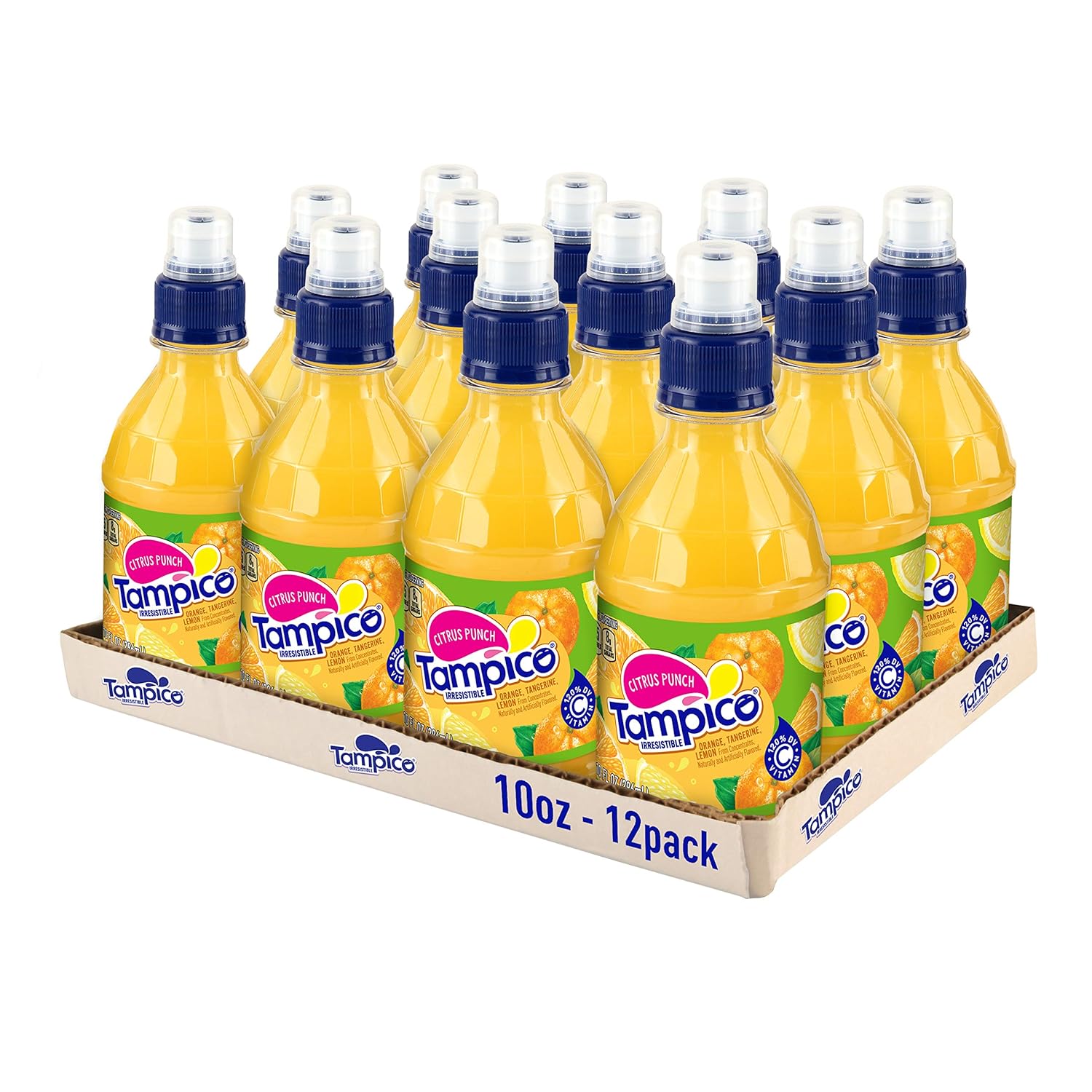 Tampico Citrus Punch, 10 OZ, 12 CT Grocery & Gourmet Food