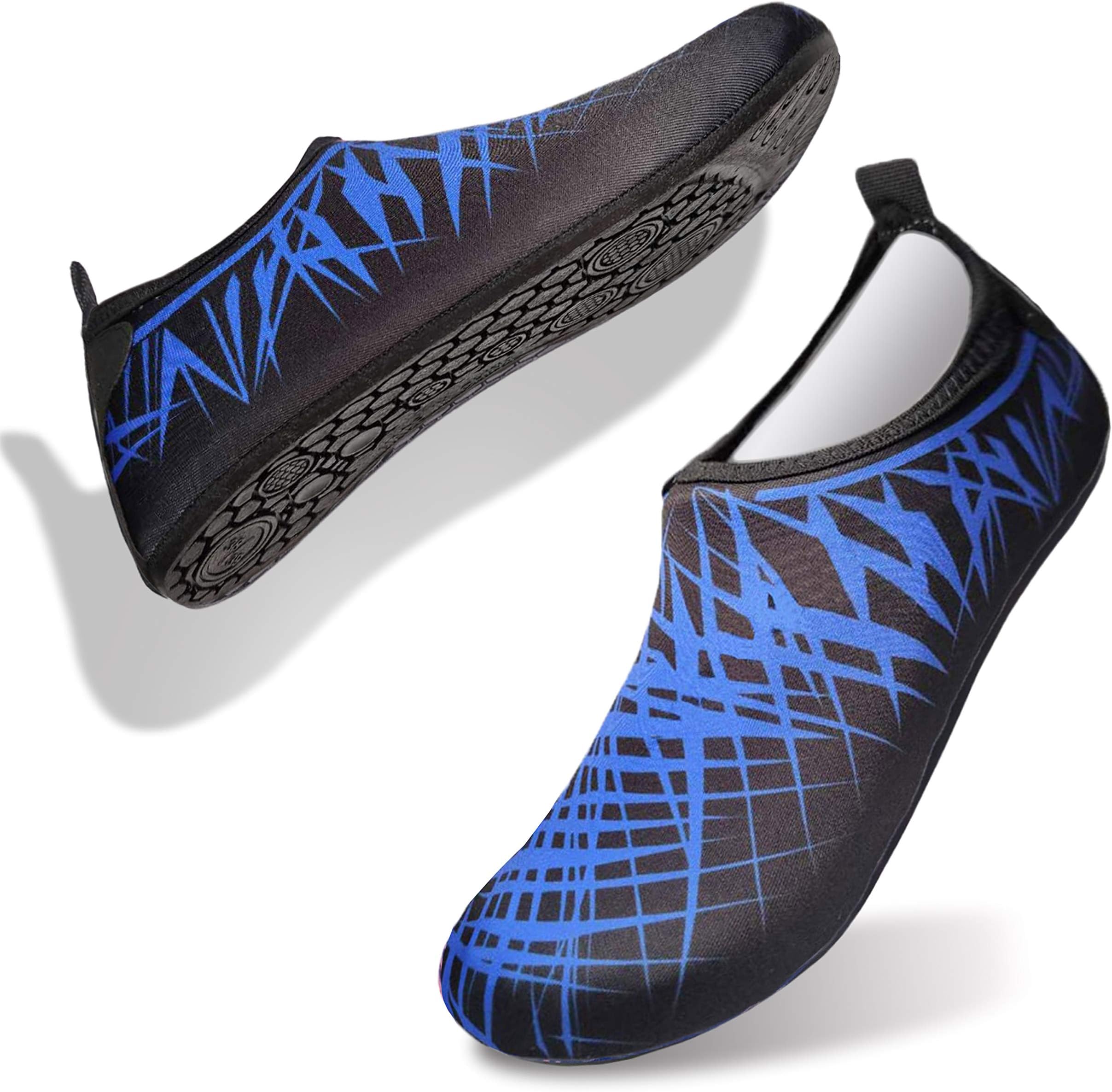 FELOVE Water Shoes,Beach Swim Barefoot Shoes,Snug & Comfortable Home Slipper Yoga Socks for Men&Women