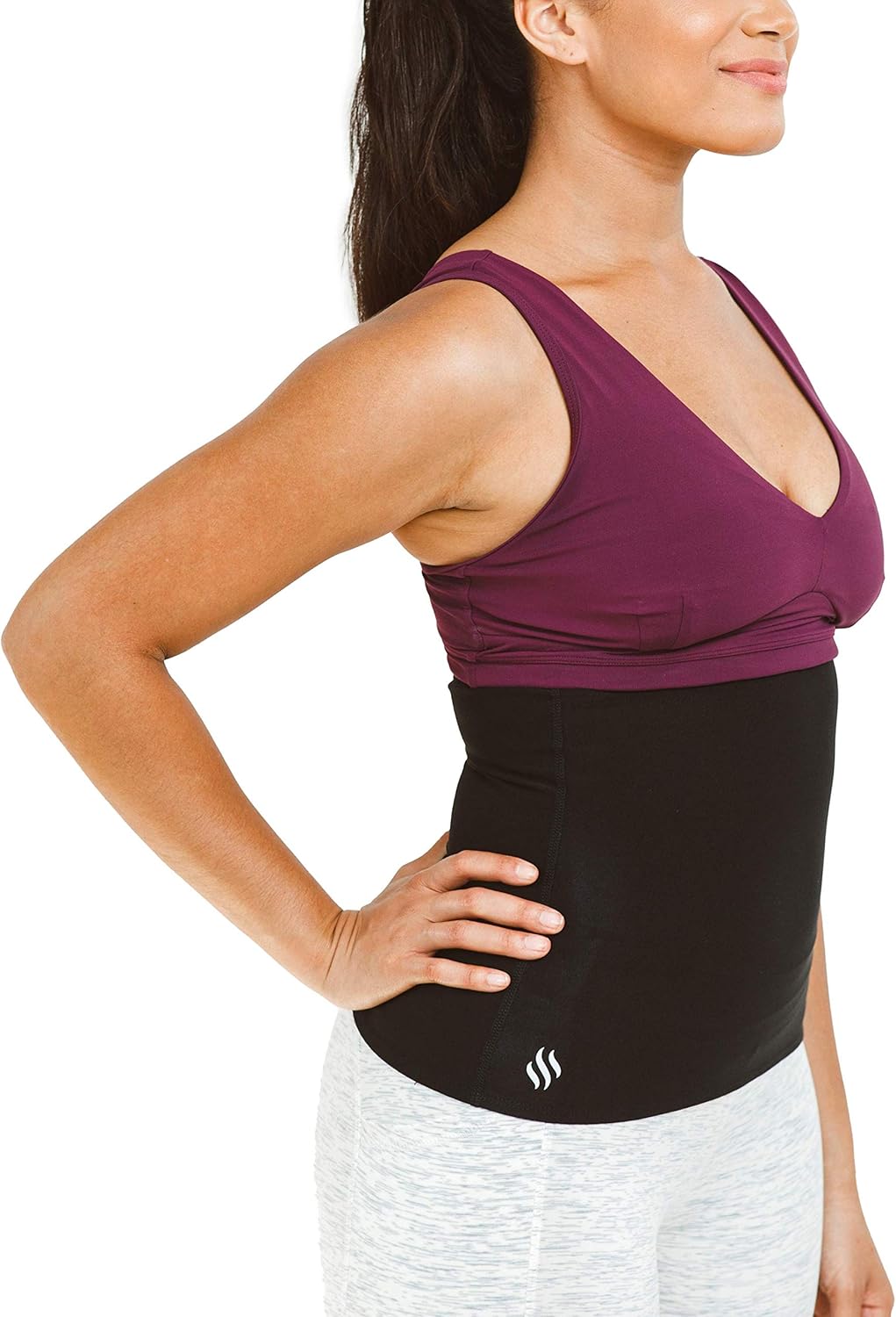 Sweat Shaper Waist Trimmer for Women, Waist Trainer Sauna Belt, Neoprene-free Waist Cincher, Sauna Slimming Belt: Clothing