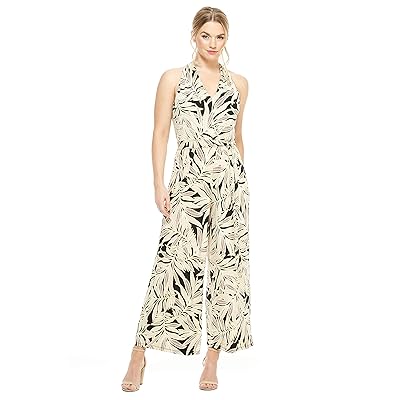 London Times Women's Petite Darla Jumpsuit Black Kuwait Ubuy