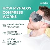 myhalos Heated Eye Mask for Dry Eyes Microwave Safe Adjustable Strap view 3