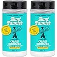 Aunt Fannie's Carpet Refresher & Deodorizer Powder, Multi-Purpose Carpet, Rug, and Upholstery Odor Eliminator for Homes with Cats and Dogs, Bright Lemon Scent, 16 Oz (Pack of 2), Packaging May Vary