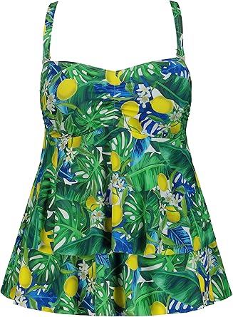 plus size lemon swimsuit