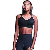 Champion womens Racerback Sports Bra,moisture-wicking Athletic Sports Bra With Adjustable Straps
