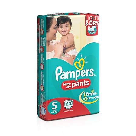 Pampers Small Size Diaper Pants (60 Count)